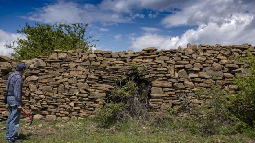 El sistema de bancales, casetas y “mosals” en piedra seca de Escartín, declarado Bien de Interés Cultural