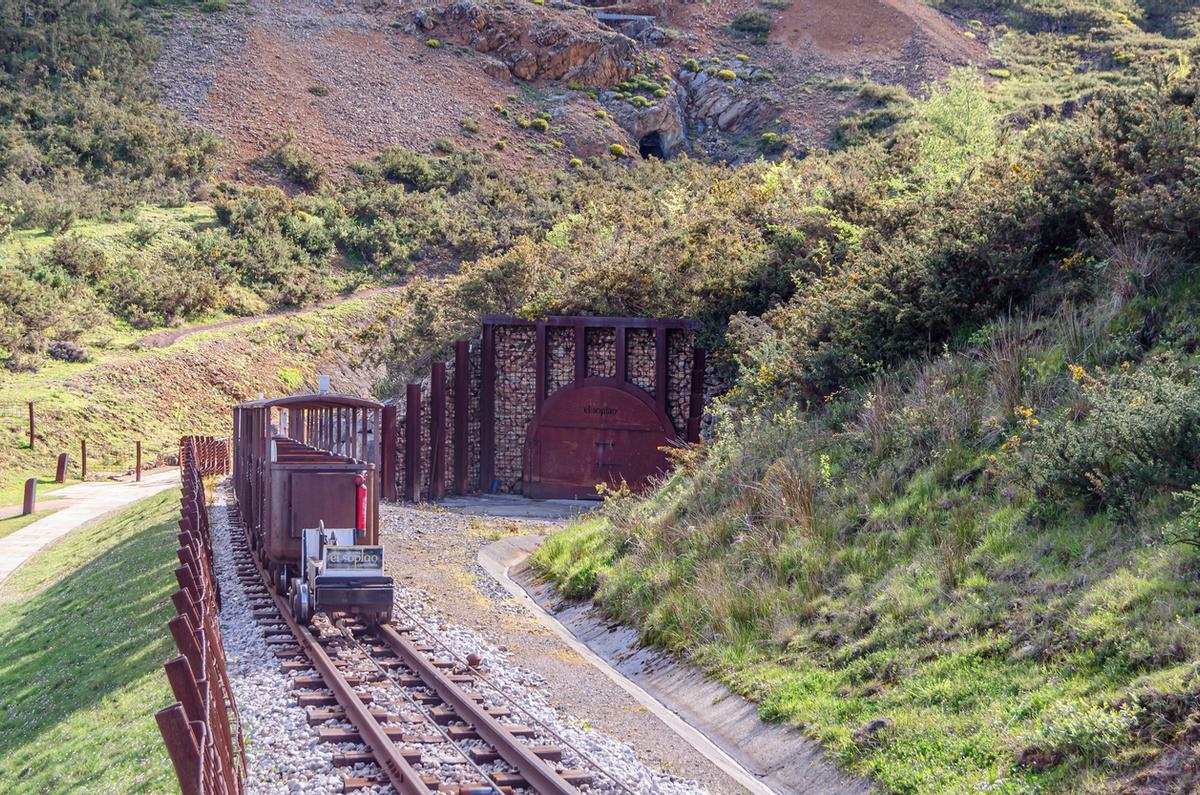Tren minero en Cantabria.