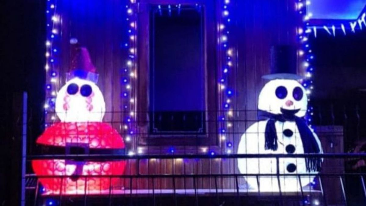 Una aldea coruñesa 'compite' con Vigo en luces de Navidad