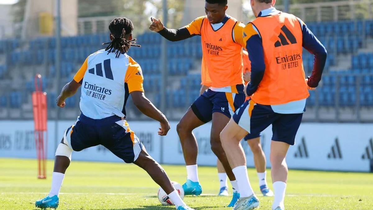 Camavinga apura para jugar el derbi