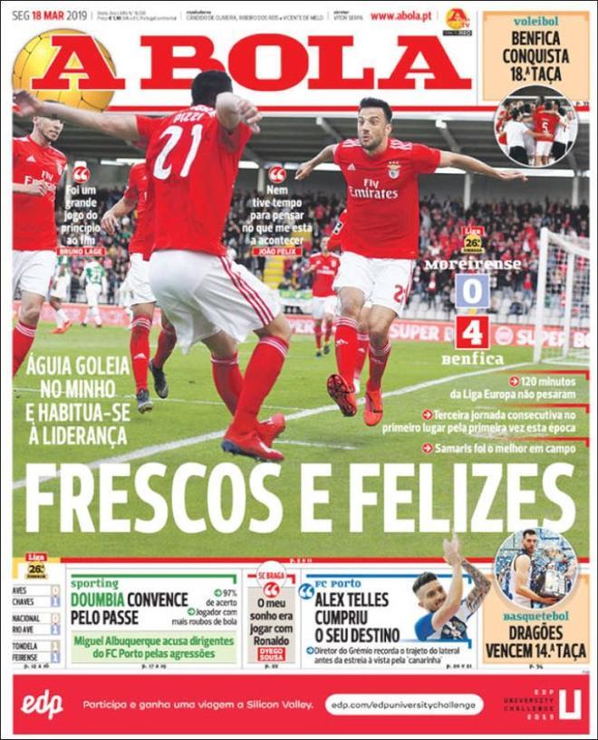 Portada de A Bola del 18 de marzo