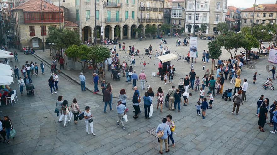 Vista de la Praza da Ferrería y su entorno.  // Rafa Vázquez