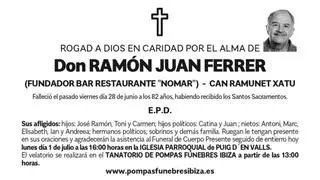 Esquela Ramón Juan Ferrer