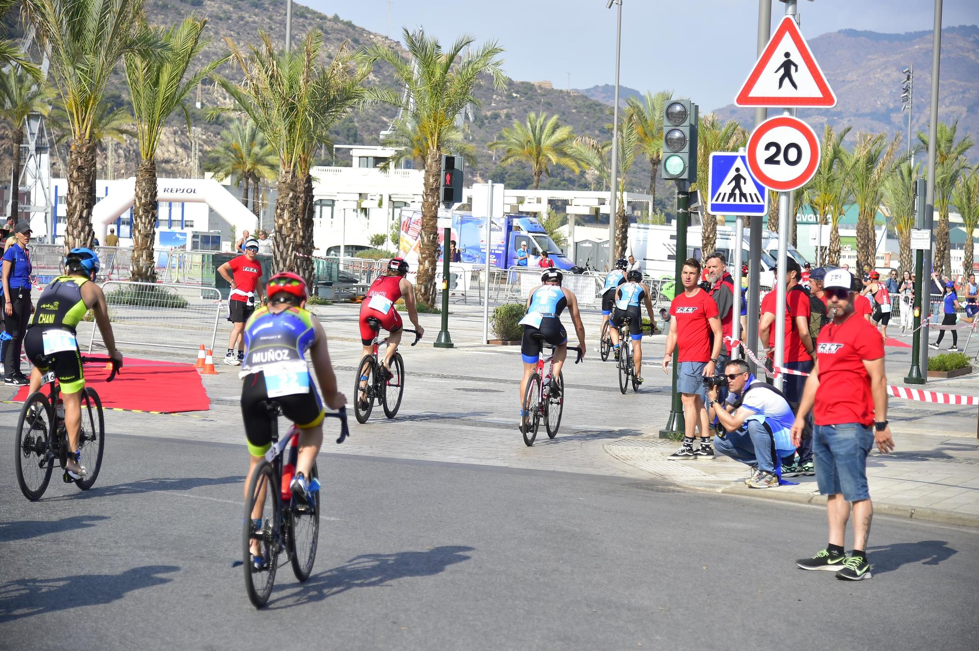 Las mejores fotos del Triatlón Ciudad de Cartagena 2023.