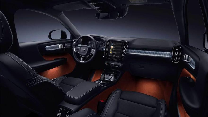Interior del nuevo Volvo XC40.