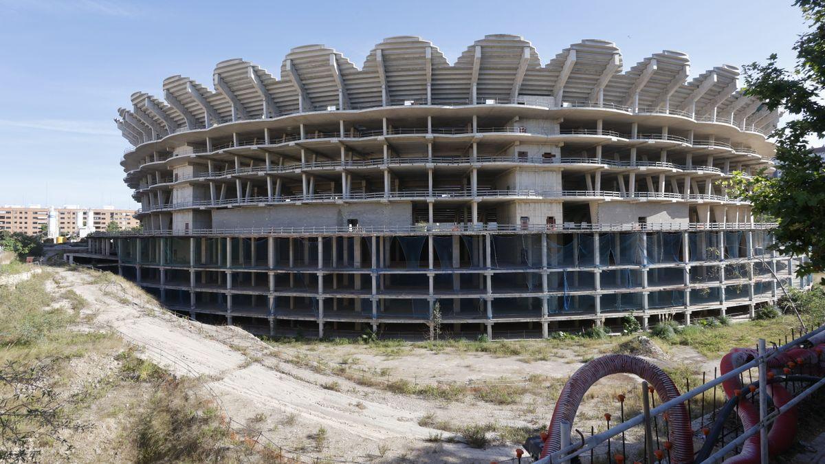 Las obras del nuevo estadio SD