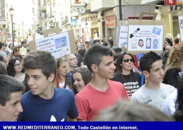 CASTELLÓN SALE A LA CALLE EN PRO DE LA EDUCACIÓN