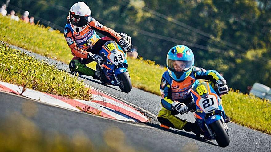 El piloto zamorano (21), en plena competición.