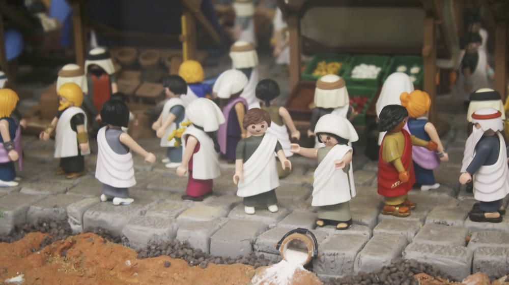 Belén de Playmobil en el Museo de Belenes de Mollina