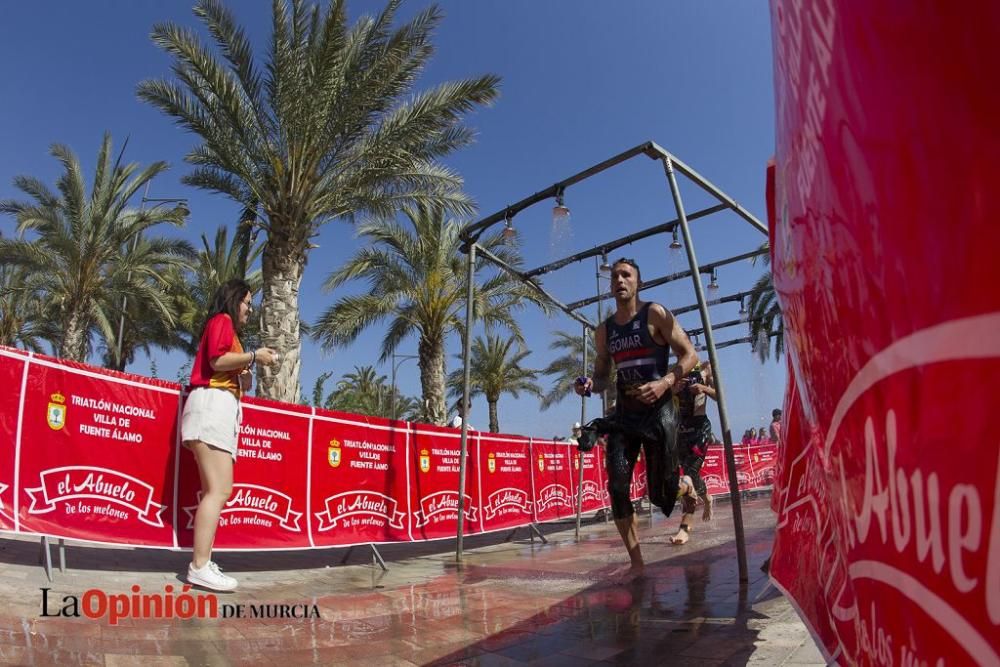 Salida del Triatlón Villa de Fuente Álamo