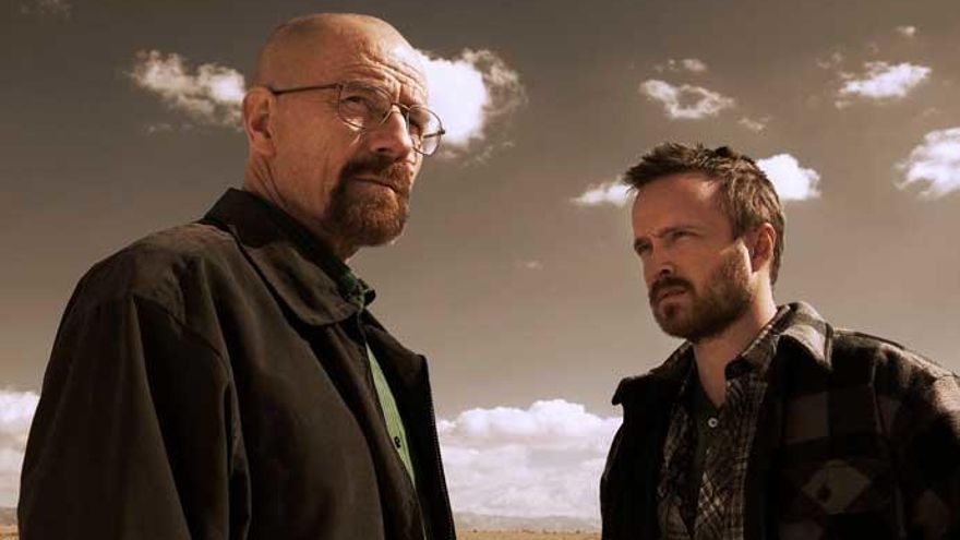 Walter White y Jesse Bruce Pinkman en &#039;Breaking Bad&#039;.