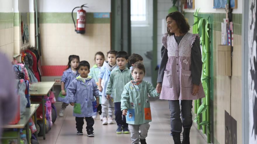 Olloniego, un colegio familiar donde los alumnos firman para cumplir