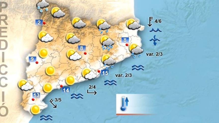 El temps de divendres 14 de maig