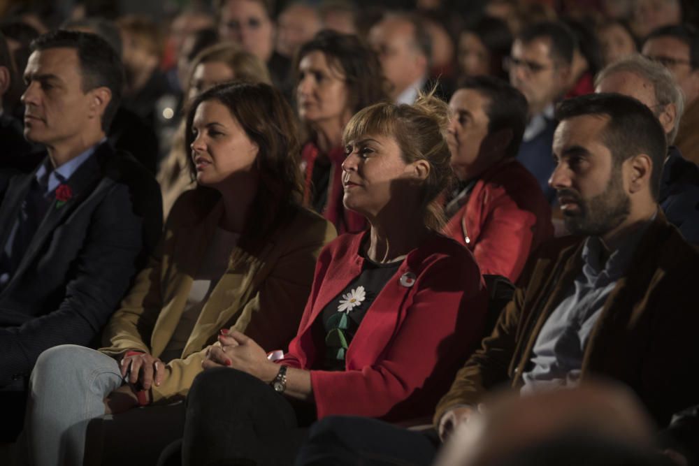 Cierre de campaña de Pedro Sánchez junto a Ximo Puig en Valéncia