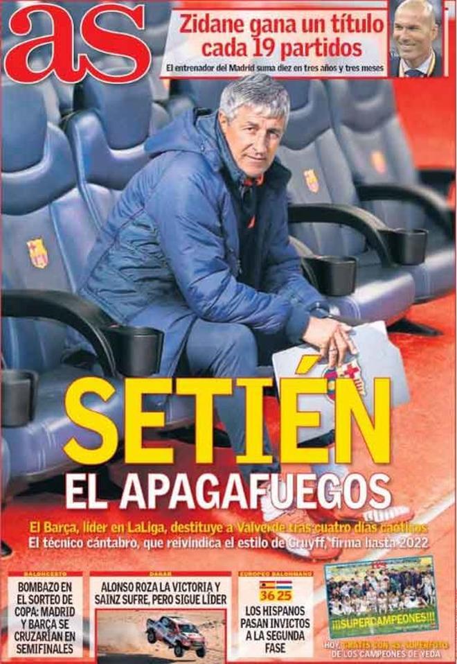 Las portadas del día en la prensa deportiva