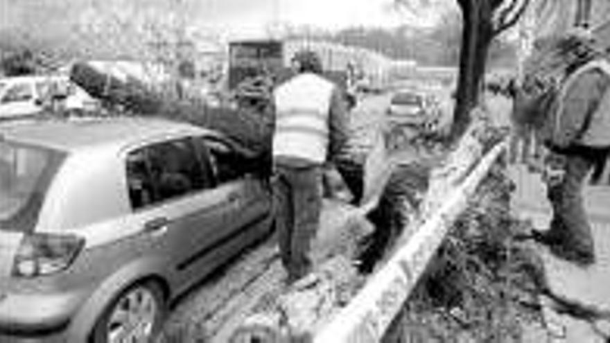 Fallece un motorista a causa del temporal