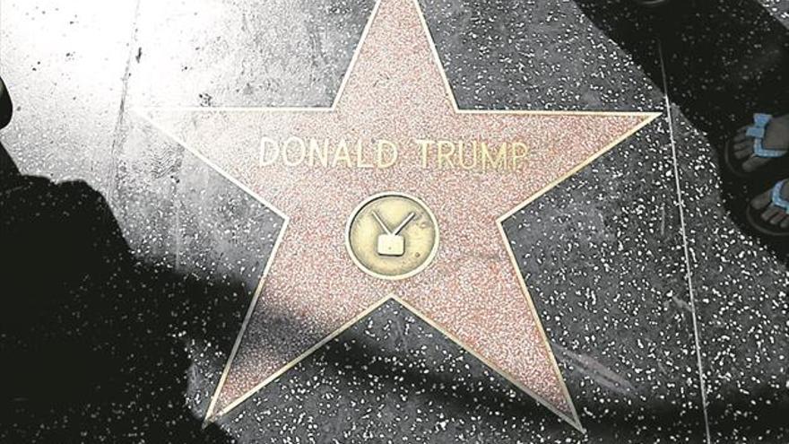 Peligra la estrella de la fama de Donald Trump