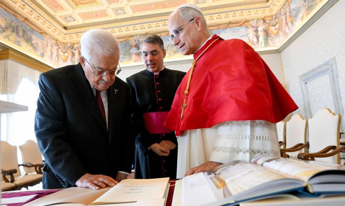 El Papa i Abbàs apressen a promoure "la solució dels dos Estats"