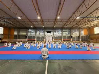 Así fue el entrenamiento de kárate de las Semanas del Deporte Moscón