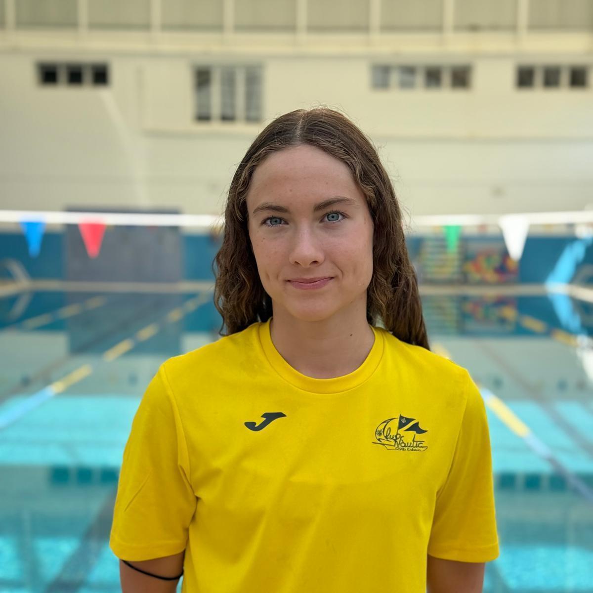 La joven nadadora Ania Ferrer