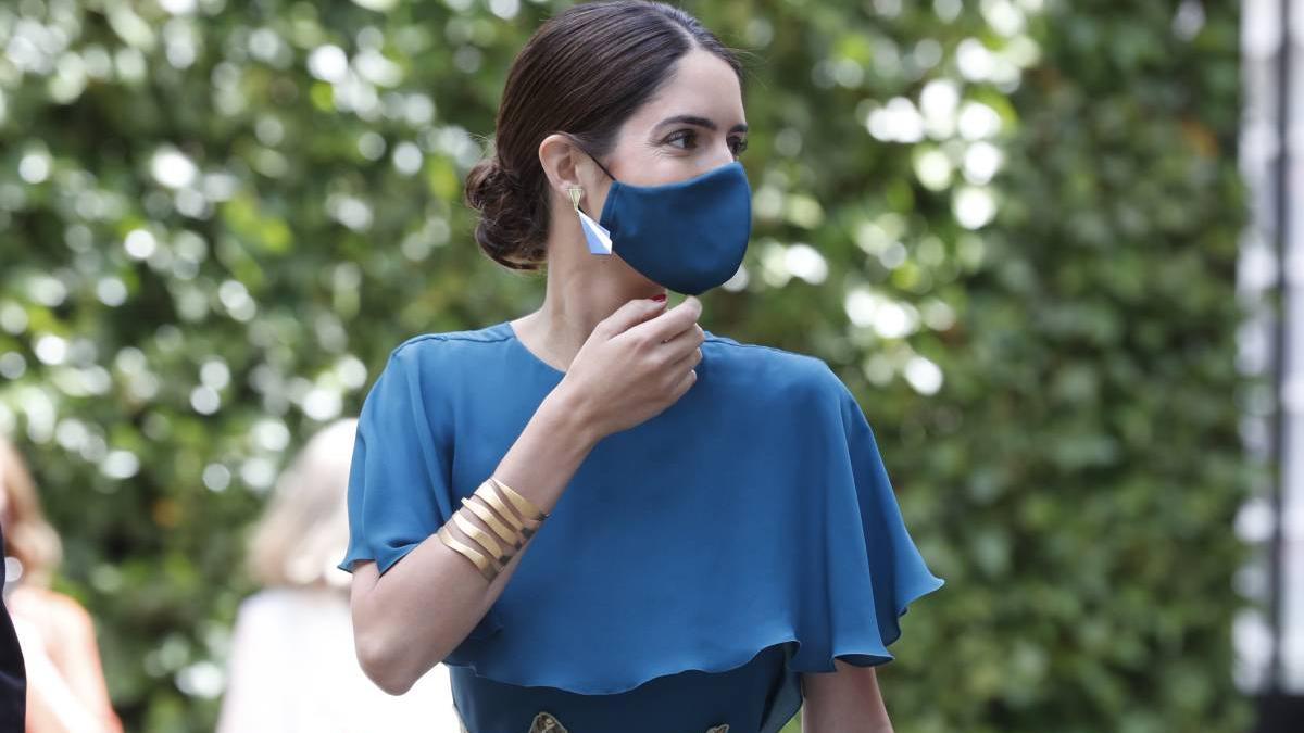 Sofía Palazuelo en la boda de Carlos Fitz James Stuart y Belén Corsini