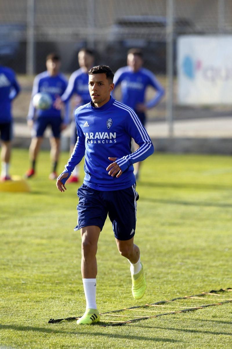 Entrenamiento del Real Zaragoza, 25 de febrero