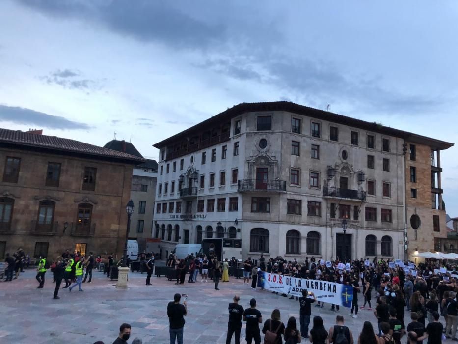 Los trabajadores del espectáculo y los eventos piden en Oviedo ayudas para su sector