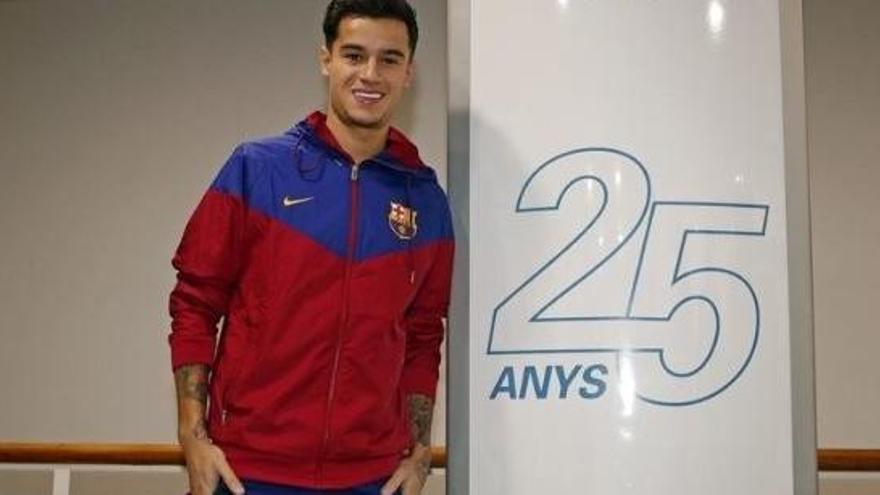 Coutinho, posando.