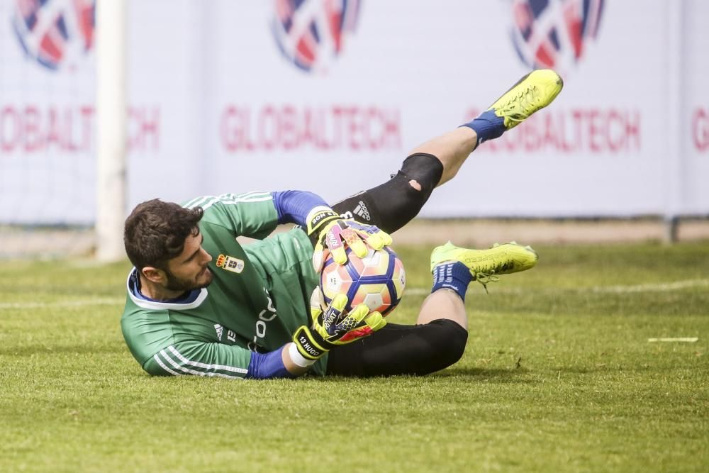 Entrenamiento del Real Oviedo en El Requexón