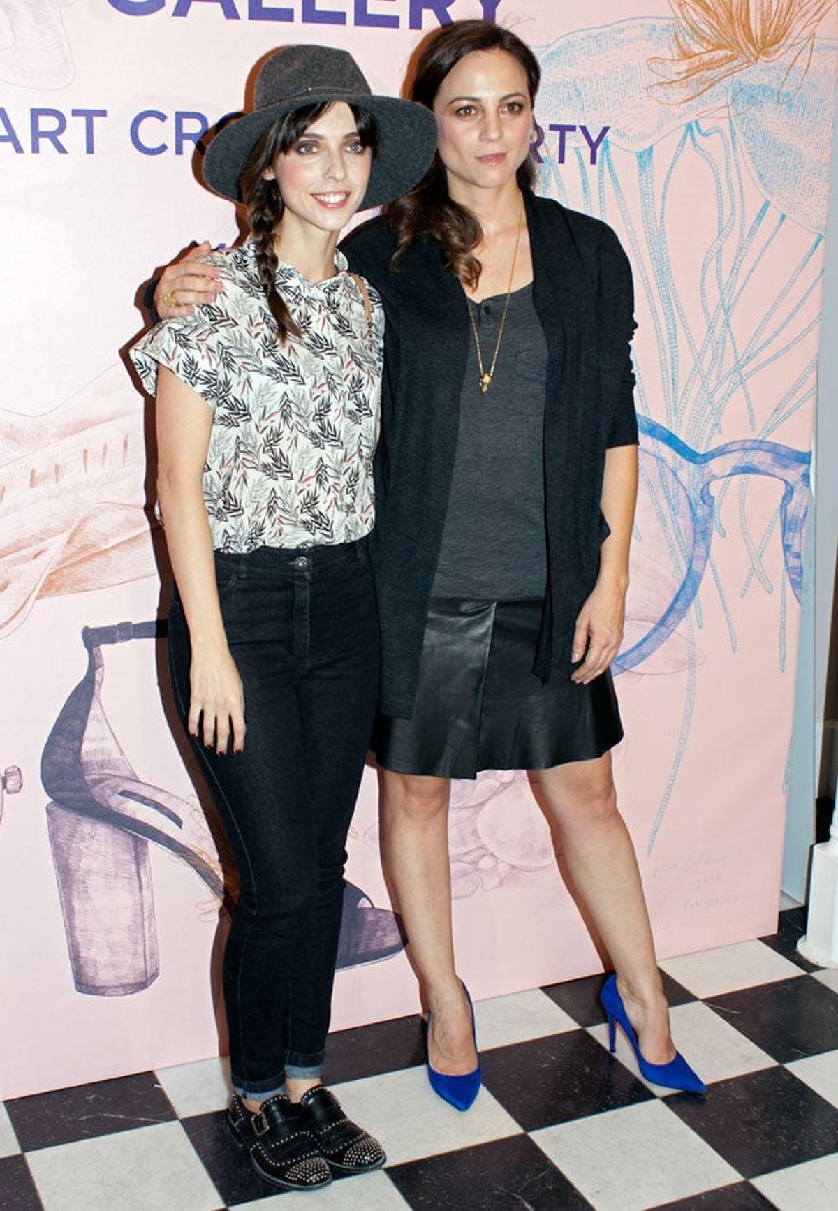 Leticia Dolera y Leonor Watling, en un evento de Oysho