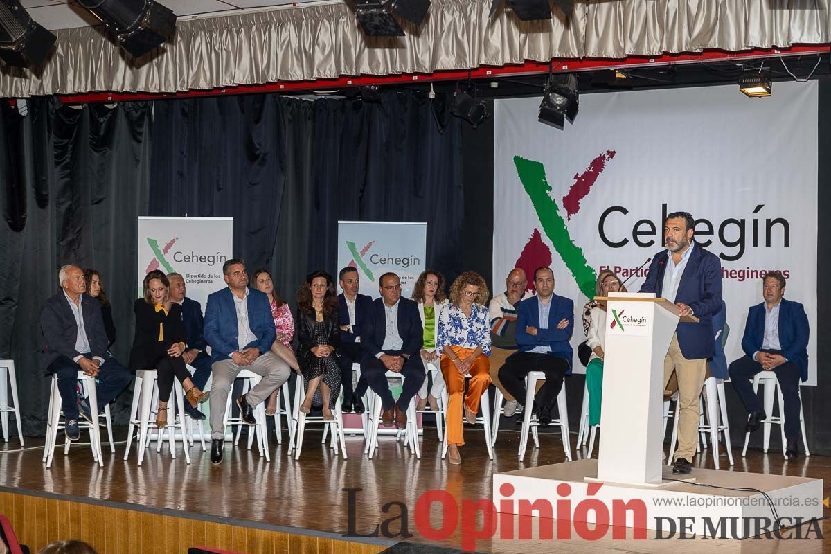 Elecciones 28M: Presentación de la lista de X Cehegín