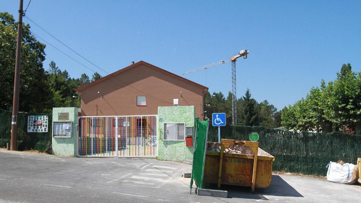 Las obras avanzan en el CEIP Plurilingüe de Pereiro de Aguiar.