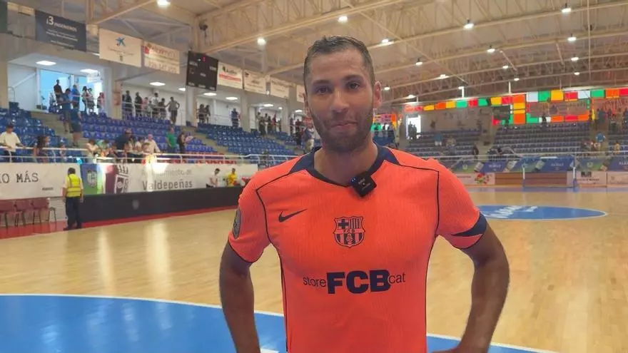 Pito', jugador del Barça fútbol sala: "Vamos mejorando poco a poco"