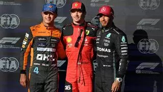 Parrilla de salida del GP de Estados Unidos, con Sainz 4º y Alonso, 17º