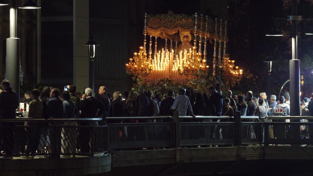 La Virgen de la Esperanza, este pasado Jueves Santo.
