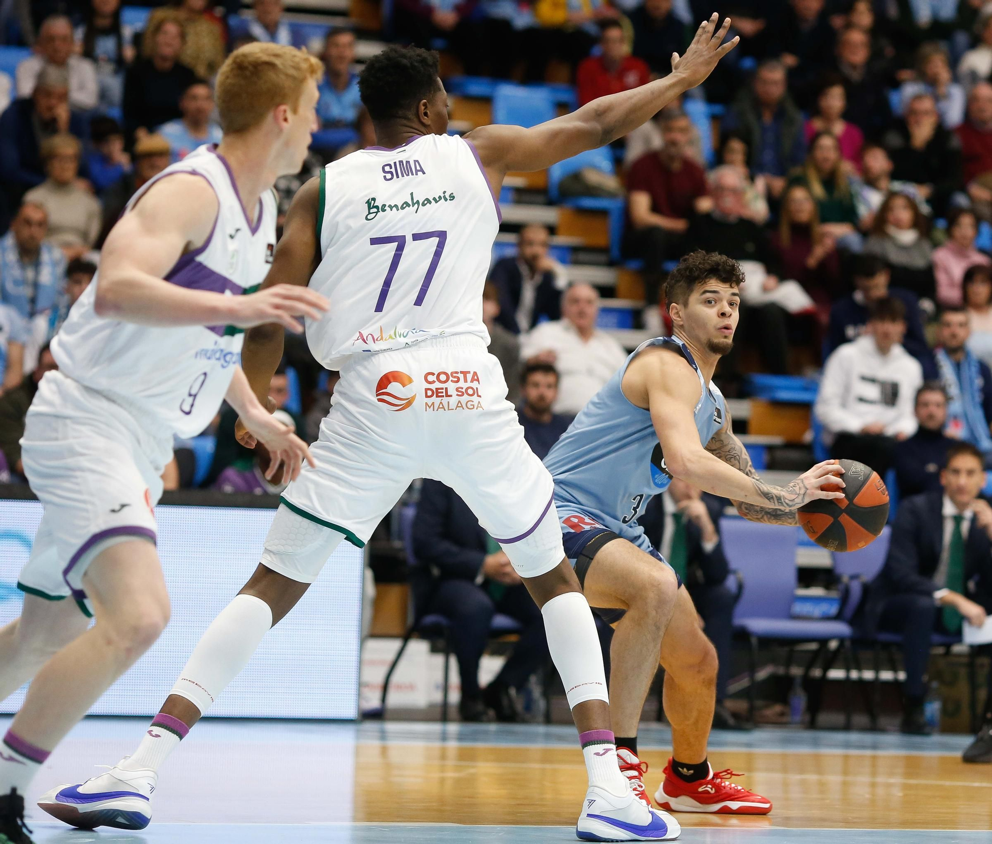 Liga Endesa: El Río Breogán - Unicaja CB, en imágenes