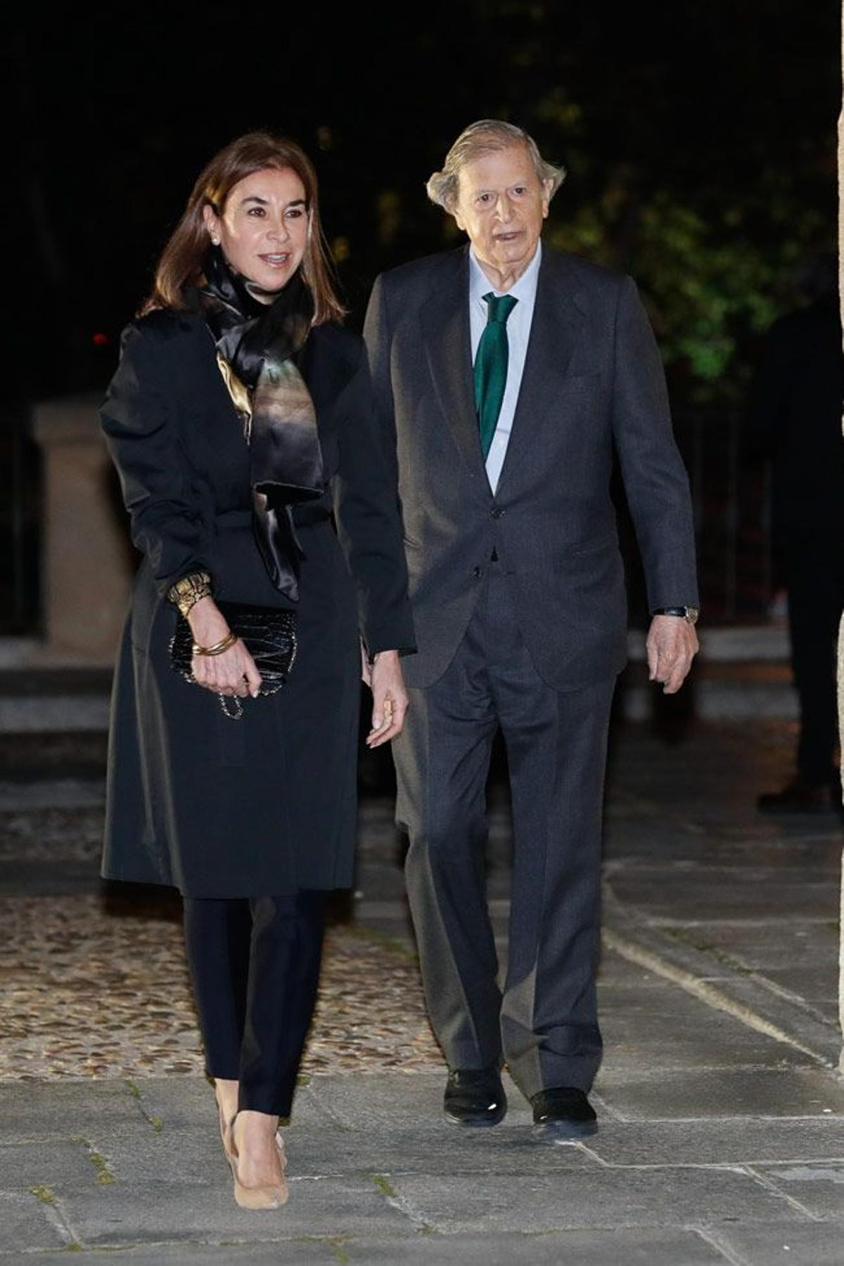 Fernando Falcó y Carmen Posadas, en marzo de 2020