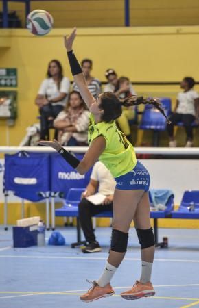 03/11/2018 LAS PALMAS DE GRAN CANARIA. Voley femenino, IBSA CV CCO 7 Palmas - Feel Volley Alcobendas FOTO: J. PÉREZ CURBELO  | 03/11/2018 | Fotógrafo: José Pérez Curbelo