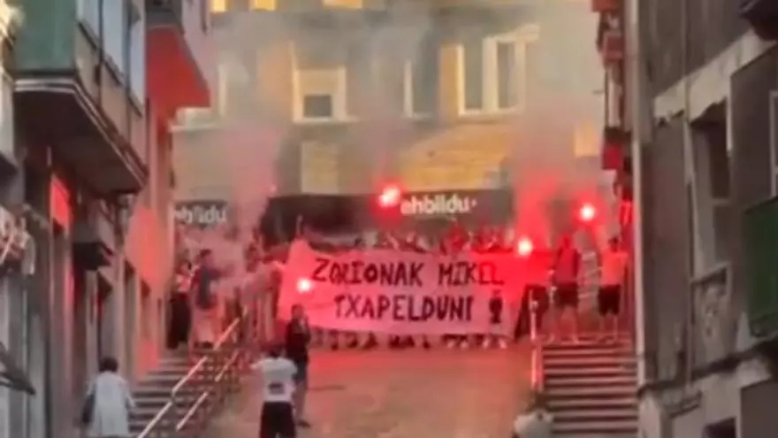 ¡Increíble! Así ha sido el espectacular recibimiento a Oyarzabal en su pueblo