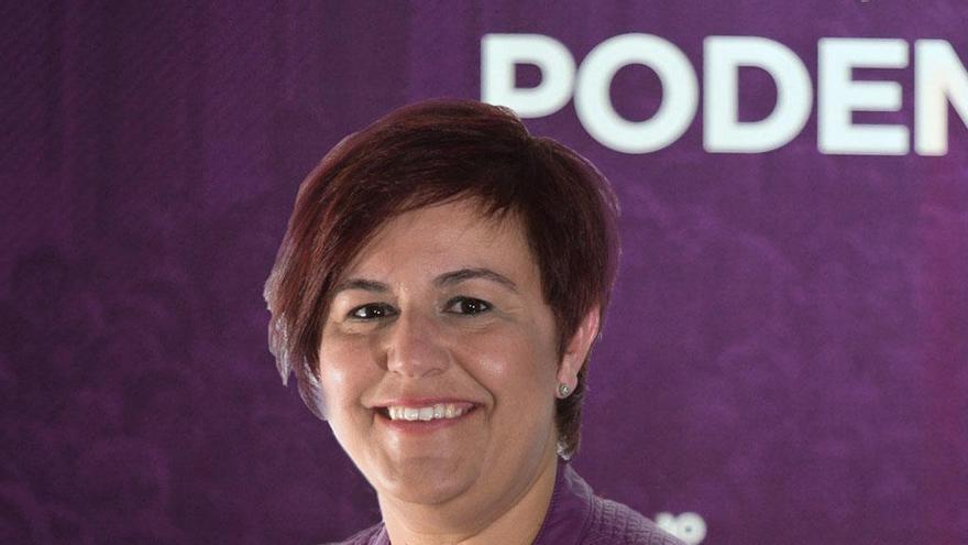 La concejala de Podemos Paqui Macías.