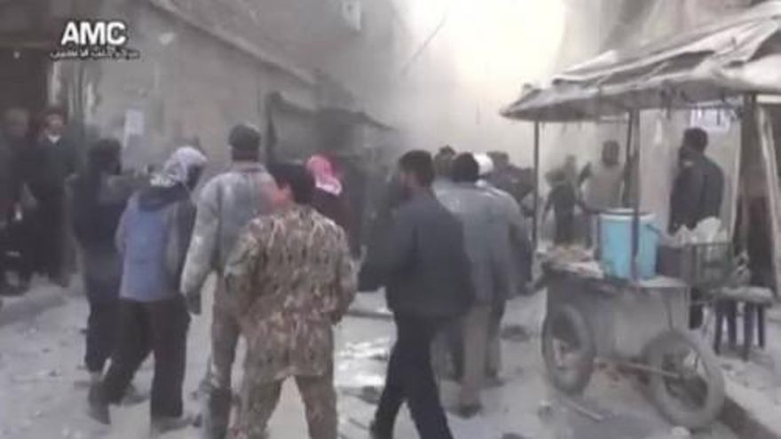 Al menos 11 muertos por bombardeos en Alepo y Damasco
