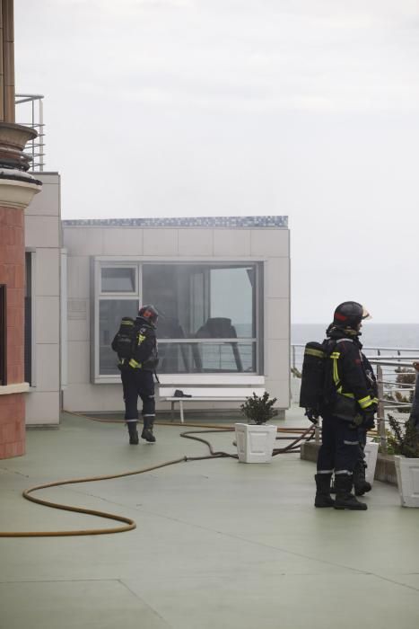 Incendio en la sauna del real Club de Regatas