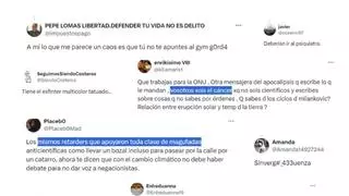 Comunicadoras del cambio climático denuncian la "avalancha" de mensajes de odio y misóginos en redes sociales en la "oleada negacionista"