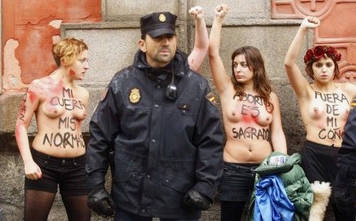 Femen, activismo feminista en tople