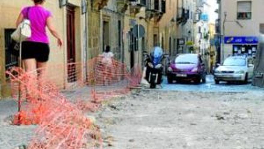 Empieza la obra de renovación del pavimento de cinco calles