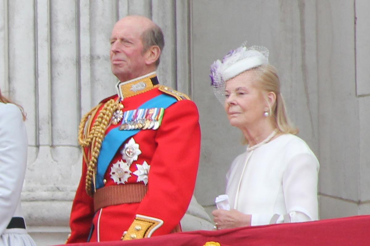 Eduardo y su esposa, Katherine Workley, los duques de Kent.