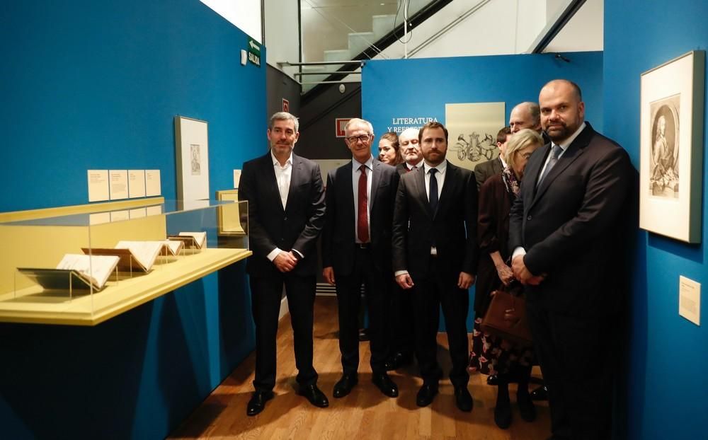 Inauguración en la Biblioteca Nacional de la exposición "Viera y Clavijo. De isla en continente", inaugurada en la Biblioteca Nacional