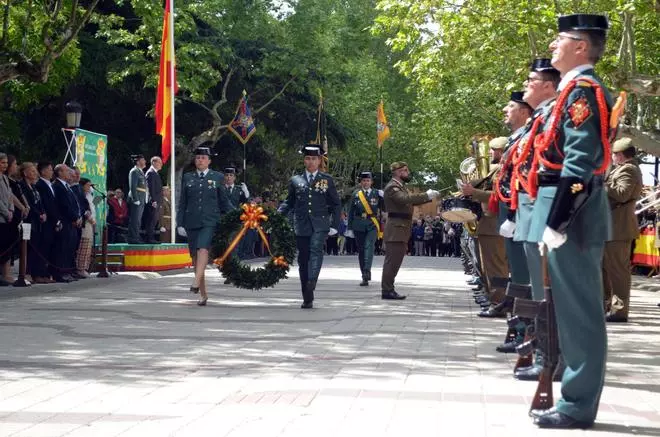 GALERÍA | La Guardia Civil de Zamora celebra su 180 aniversario en Benavente