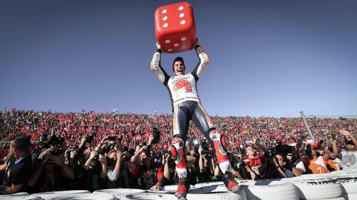 Marc Márquez se convirtió, el pasado noviembre, en Cheste (Valencia), en 'Big 6' al conquistar su sexto título mundial.