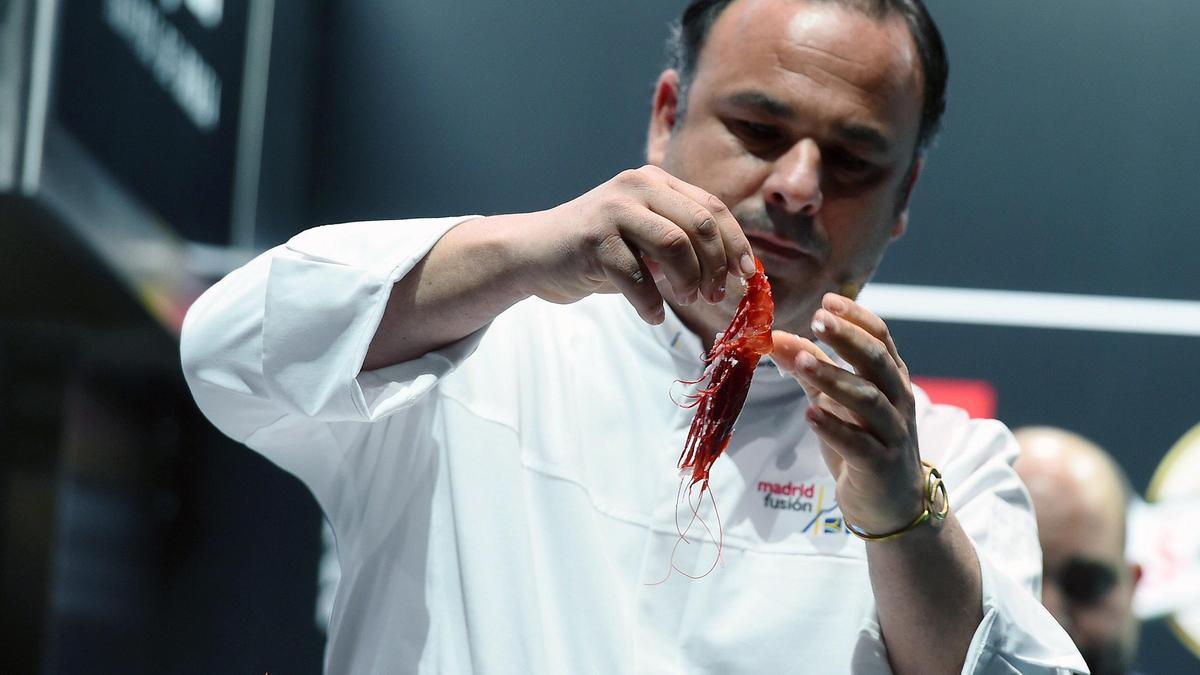 El cocinero Ángel León, chef del restaurante Aponiente.